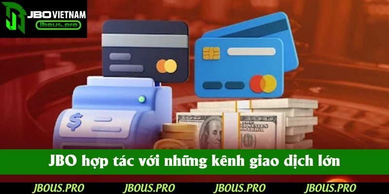 JBO hợp tác với những kênh giao dịch lớn